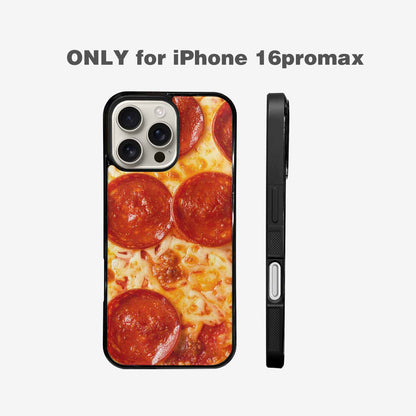 iPhone 16 Pro Max Case — Pepperoni Pizza Print Custom, Customized Protective Case