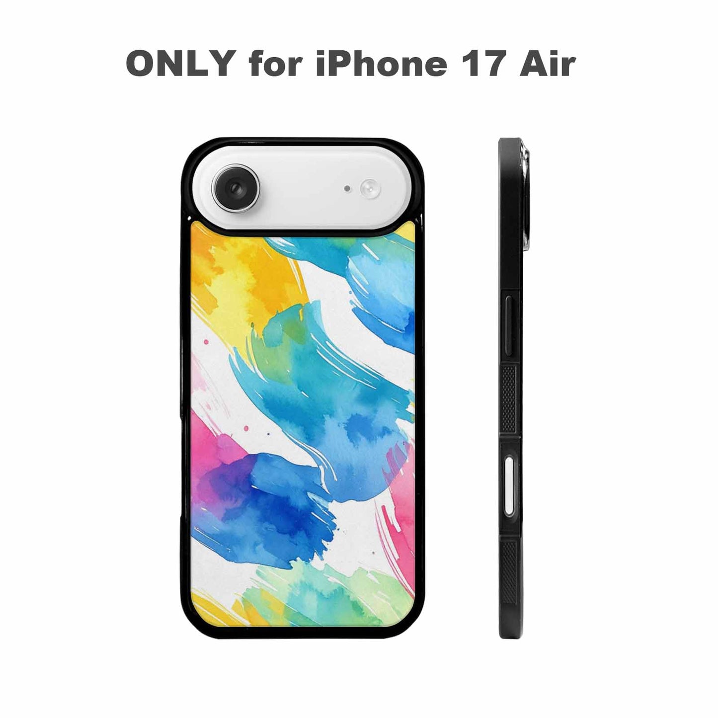 iPhone 17 Air Case — Trans Strong Watercolor Seamless Pattern Watercolor, Custom Print Case Cover
