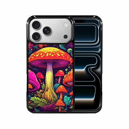 iPhone 17 Pro Max Case — Psychedelic Mushroom Cartoon Pattern Cartoon Cute, Customized Protective Case