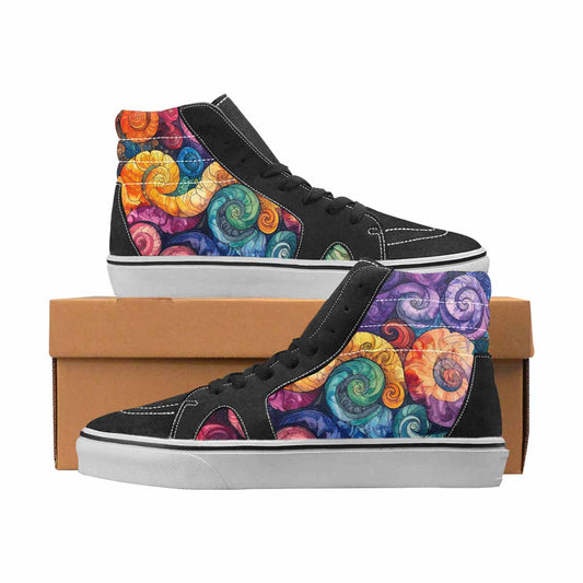 WOMEN'S Tie Dye High Top Canvas Personalized Dreamcore Customized Sneakers