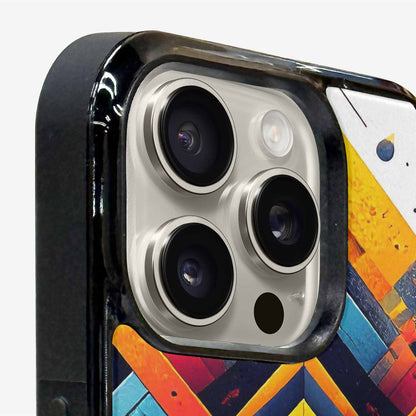 iPhone 16 Pro Max Case — Urban Tribal Tessellation, Custom Art Phone Cover