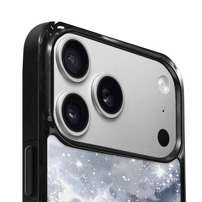 iPhone 17 Pro Max Case — Galaxy Art Silver White Galaxy Space, Personalized Phone Case
