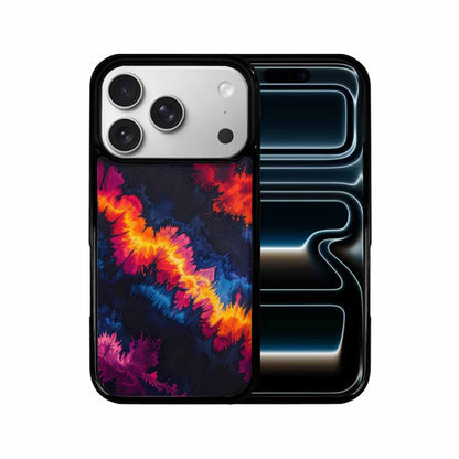 iPhone 17 Pro Case — Tie Dye Dark Art Seamless Tie, Unique Phone Case Design