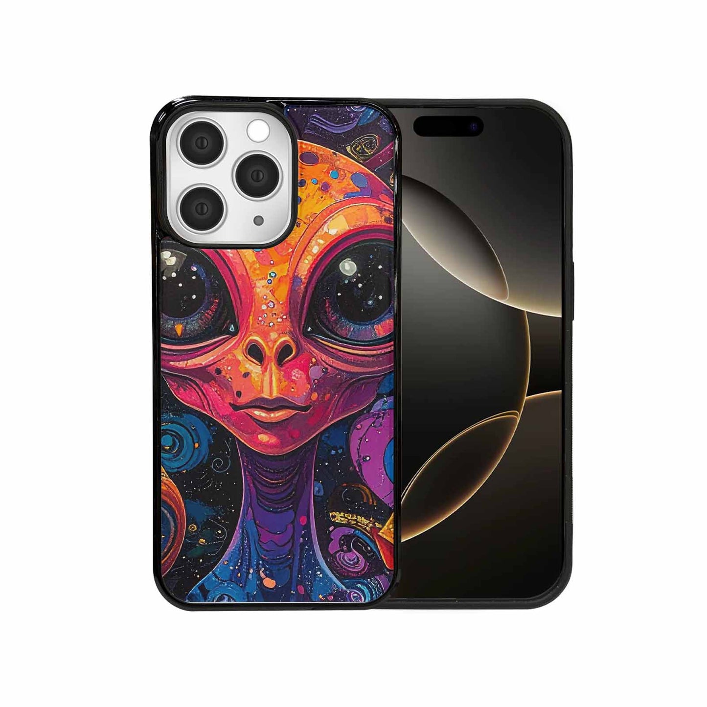 iPhone 15 Pro Max Case — Cartoon Alien Characters, Personalized Phone Case
