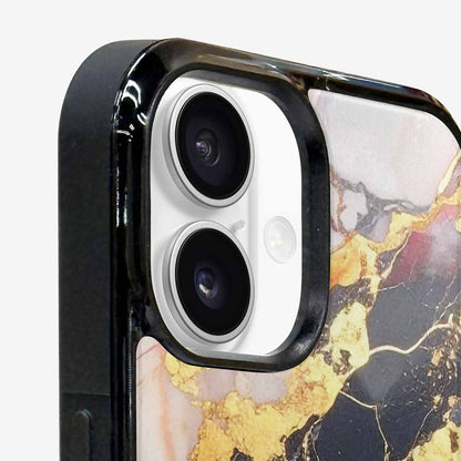 iPhone 16 Case — Marble Vein Marble Veins Pattern Hundreds, Unique Phone Case Design