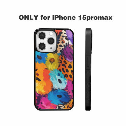iPhone 15 Pro Max Case — Full Color Vibrantanimal Print A, Custom Phone Case
