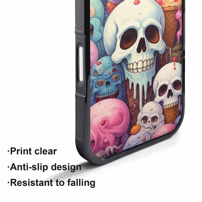 iPhone 17 Air Case — Ice Cream Monsters Skullsmelti Gothic Skulls, Customized Protective Case