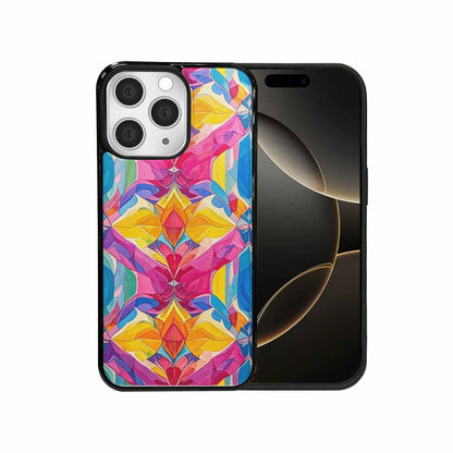 iPhone 15 Pro Max Case — Pansexual Flag Color Theme Small Rainbow, Custom Designed Case Cover
