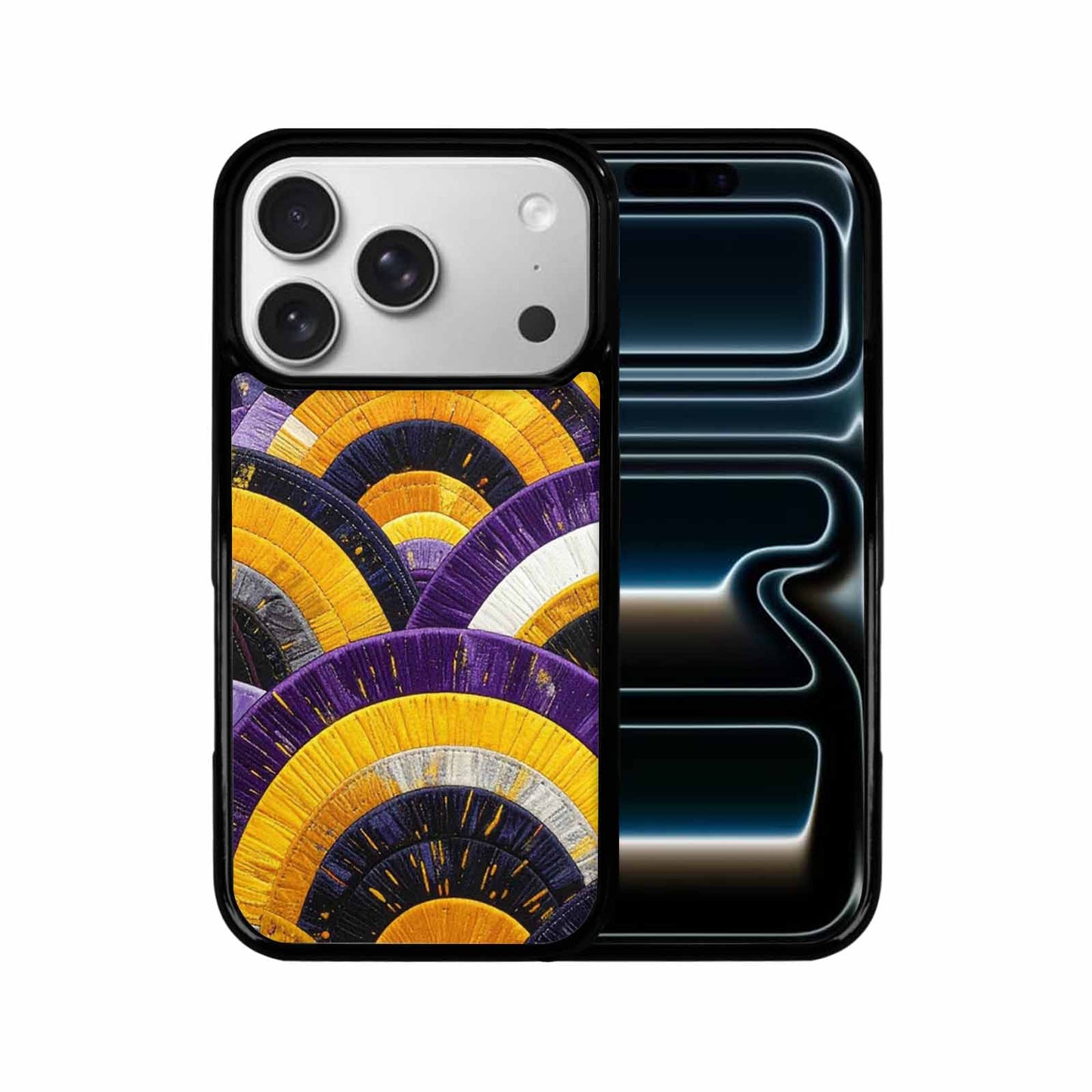 iPhone 17 Pro Case — Vivid Camo Nonbinary Pride Camo, Custom Designed Case Cover