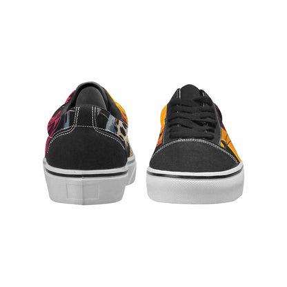 WOMEN'S Smiley Faces Lace-Up Canvas Y2K Custom Shoes