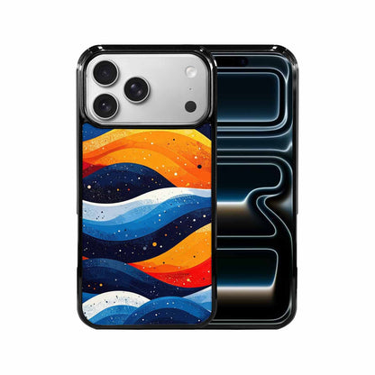 iPhone 17 Pro Max Case — Glossy Winter Wave Cartoon Cute, Unique Phone Case Design