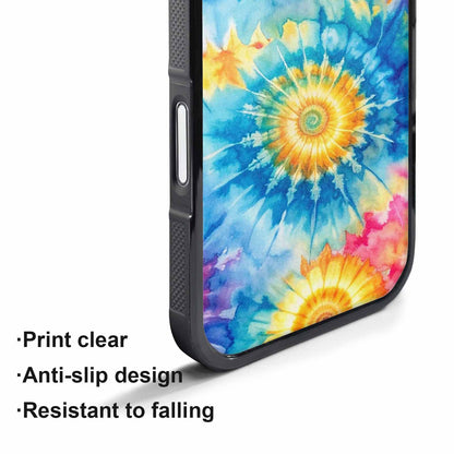 iPhone 17 Air Case — Small Tie Dye Swirl Pattern Tie, Original Design Phone Case