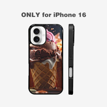 iPhone 16 Case — Extreme Close Up Shot Only Drippig, Custom Printed Phone Case