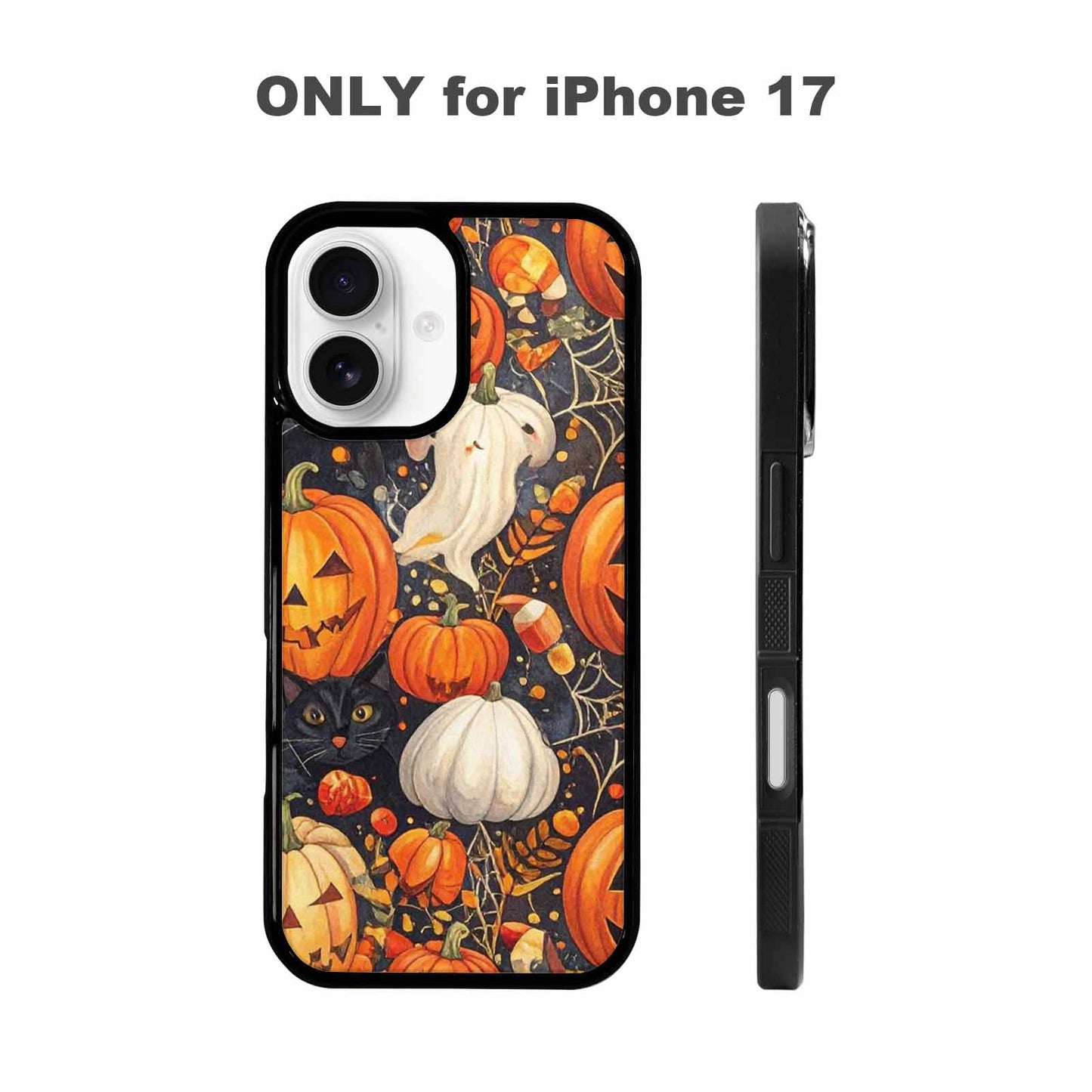 iPhone 17 Case — Small Halloween Pattern, Randomly Original Art, Customized Protective Case