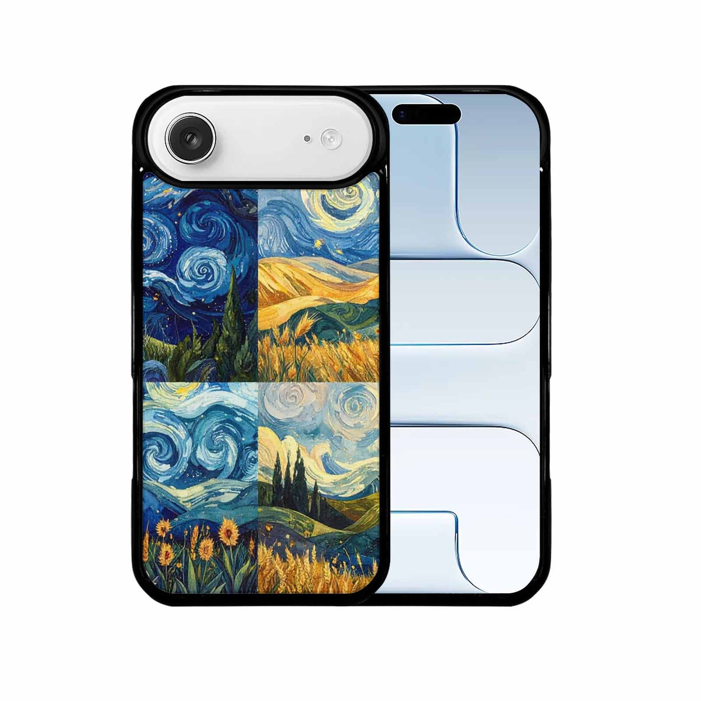 iPhone 17 Air Case — Small Van Gogh Style Swirl Galaxy, Custom Print Case Cover
