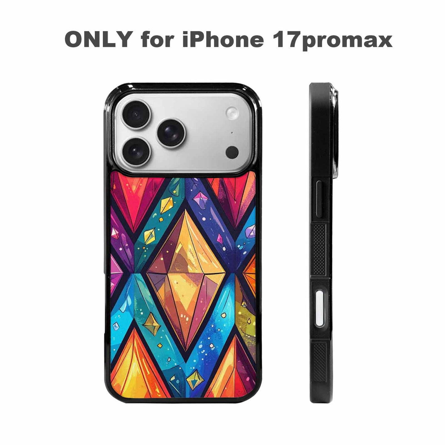 iPhone 17 Pro Max Case — Vintage Summer Diamond Retro Vintage, Customized Protective Case