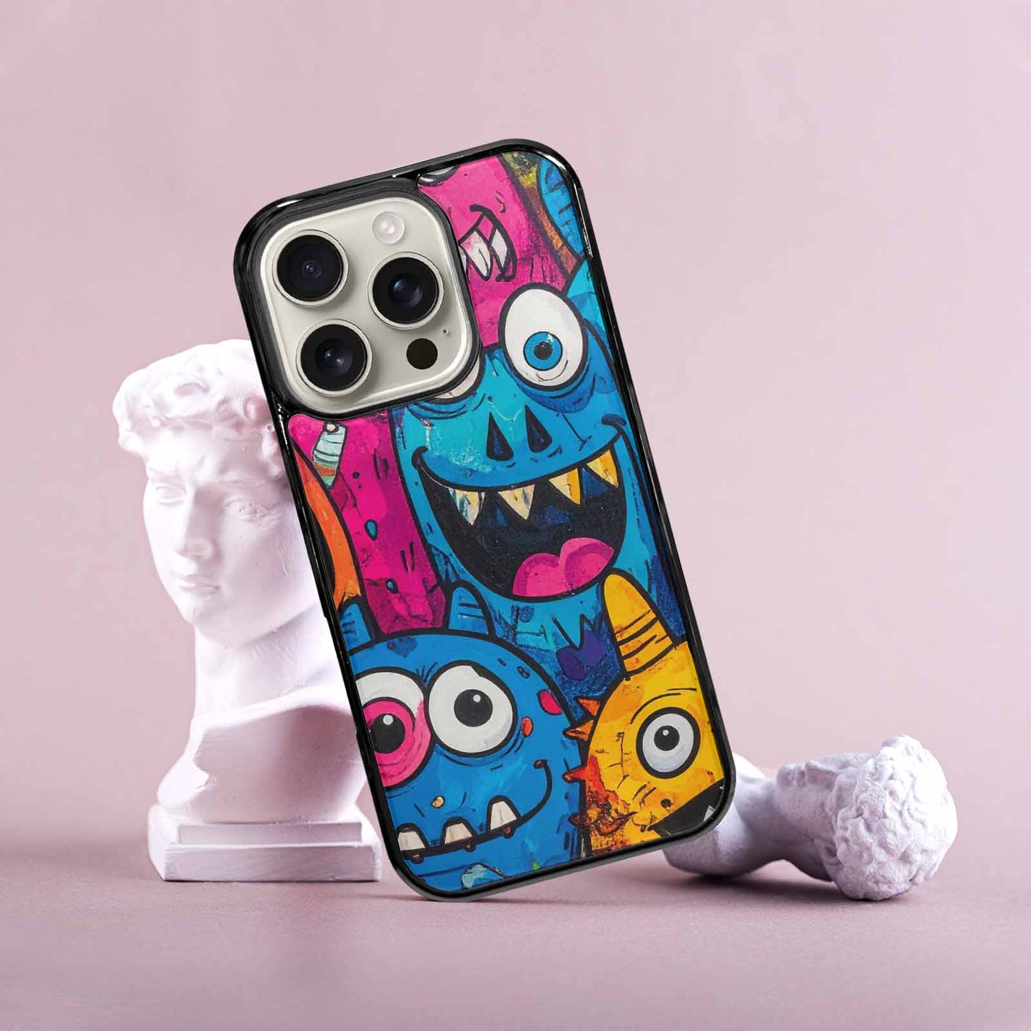 iPhone 16 Pro Case — Goofy Cartoon Monster, Personalized Phone Case