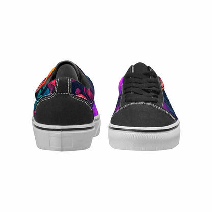 WOMEN'S Psychedelic Mushroom Canvas Lace-Up Wallpaper Art Sneakers