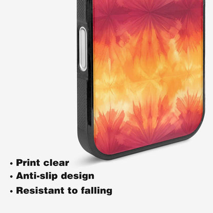 iPhone 16 Plus Case — Ombre Tie Dye Sunset, Unique Phone Case Design