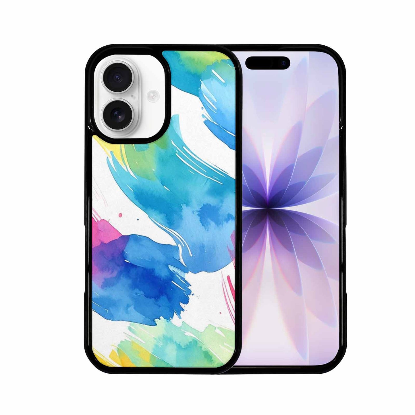 iPhone 17 Case — Trans Strong Watercolor Seamless Watercolor Abstract, Custom Art Phone Cover