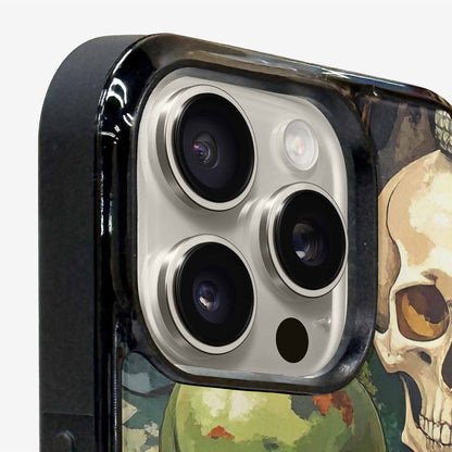 iPhone 16 Pro Case — Skulls Camoskulls Pattern Hu Bti, Custom Print Case Cover