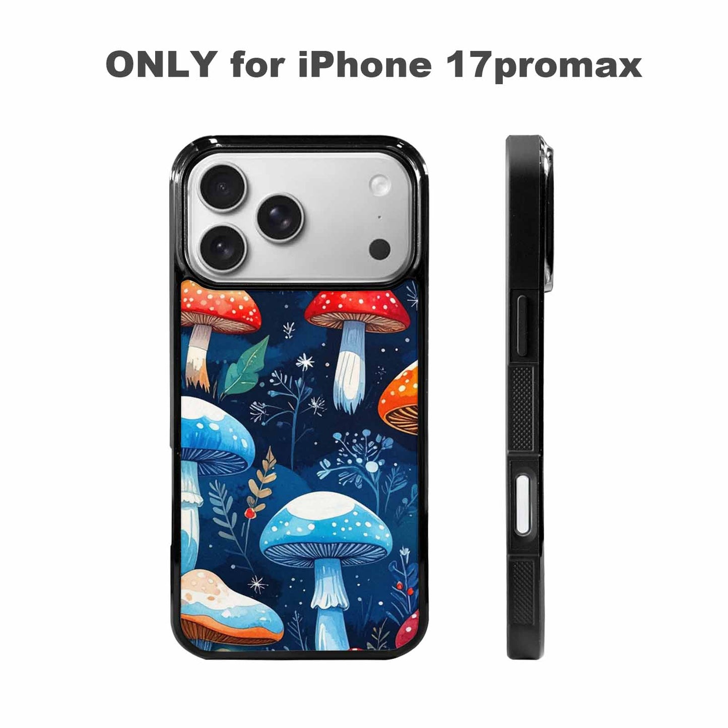 iPhone 17 Pro Max Case — Vivid Winter Mushroom Cartoon Cute, Original Design Phone Case