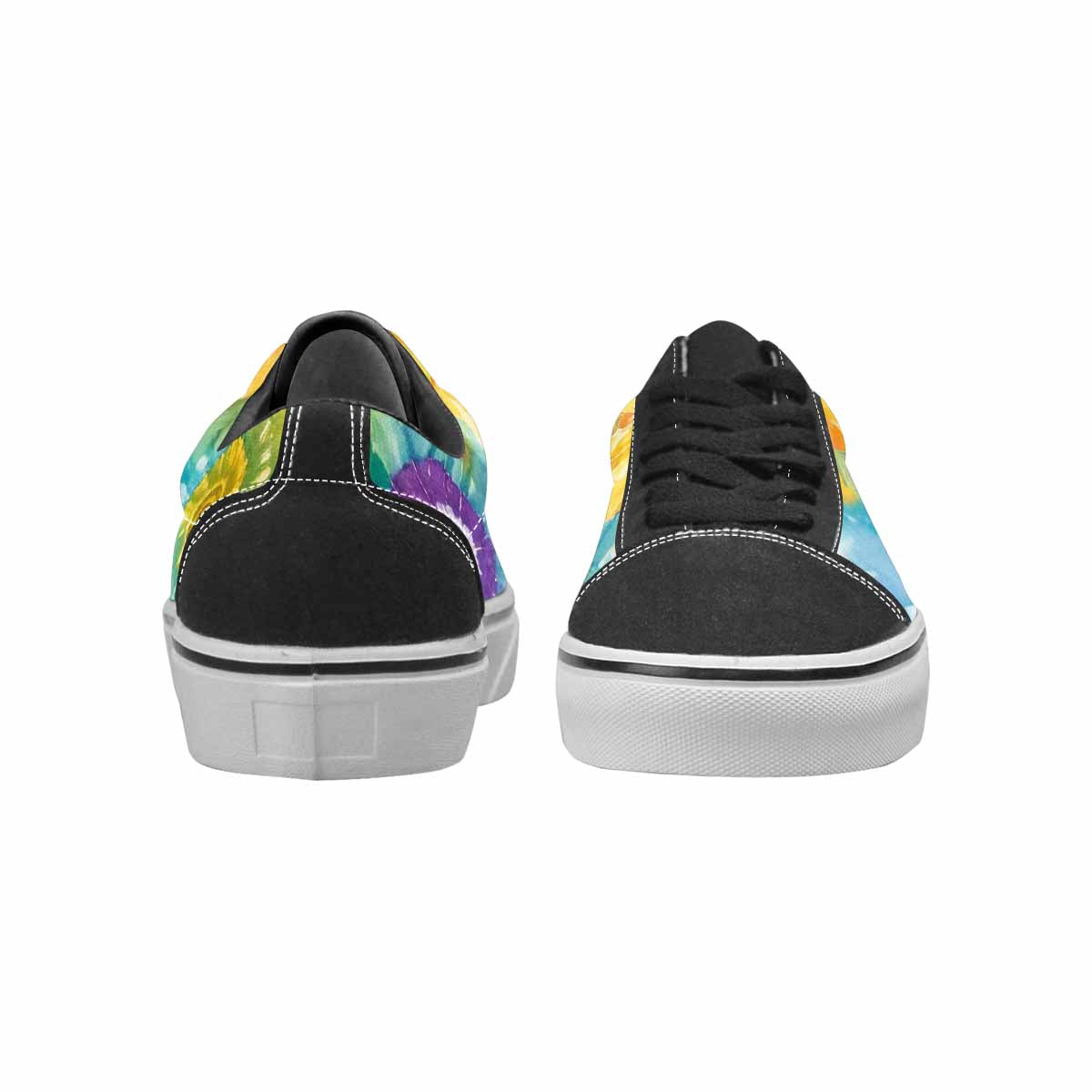 WOMEN'S Tie Dye Swirl Canvas Lace-Up Grunge Shoes