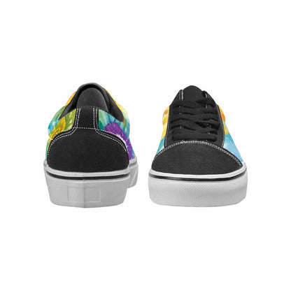 WOMEN'S Tie Dye Swirl Canvas Lace-Up Grunge Shoes