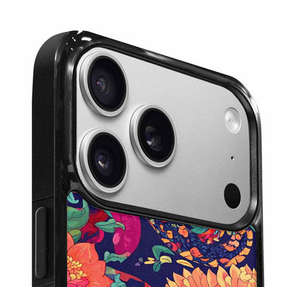 iPhone 17 Pro Max Case — Floral Snake Print Floral, Original Design Phone Case