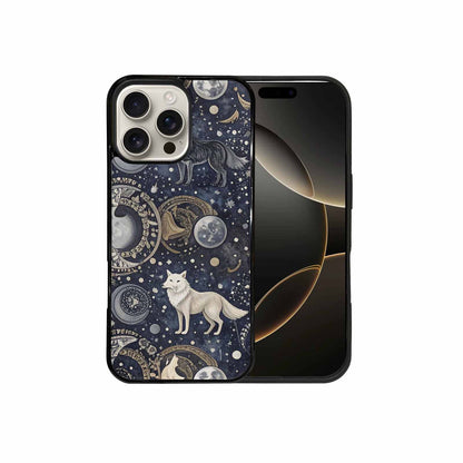 iPhone 16 Pro Max Case — Wolves Everywhere Collage Overlap Small Wolf, Custom Made Phone Cover