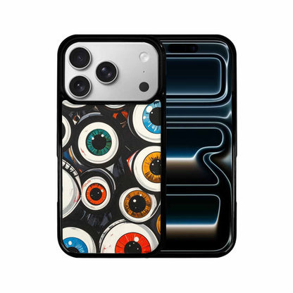 iPhone 17 Pro Case — Googly Cartoon Eyeballs Cartoon Cute, Custom Designed Case Cover