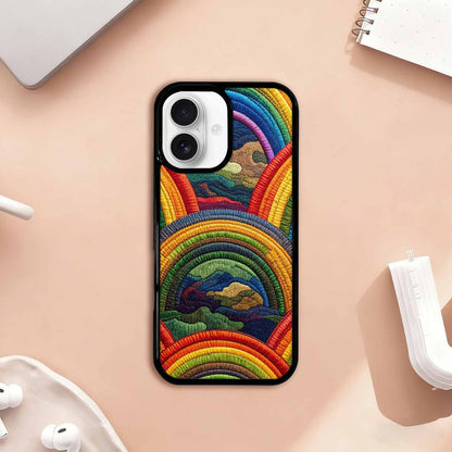 iPhone 17 Case — Vivid Camo Rainbow Camo, Custom Printed Phone Case
