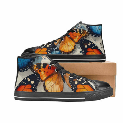 MEN'S Butterfly Wing High Top Canvas Cottagecore Shoes