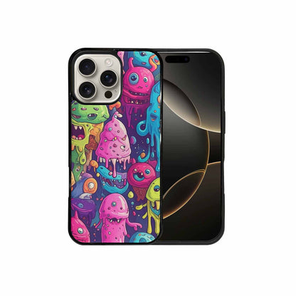 iPhone 16 Pro Max Case — Melting Ice Cream Monster Charac, Custom Designed Case Cover