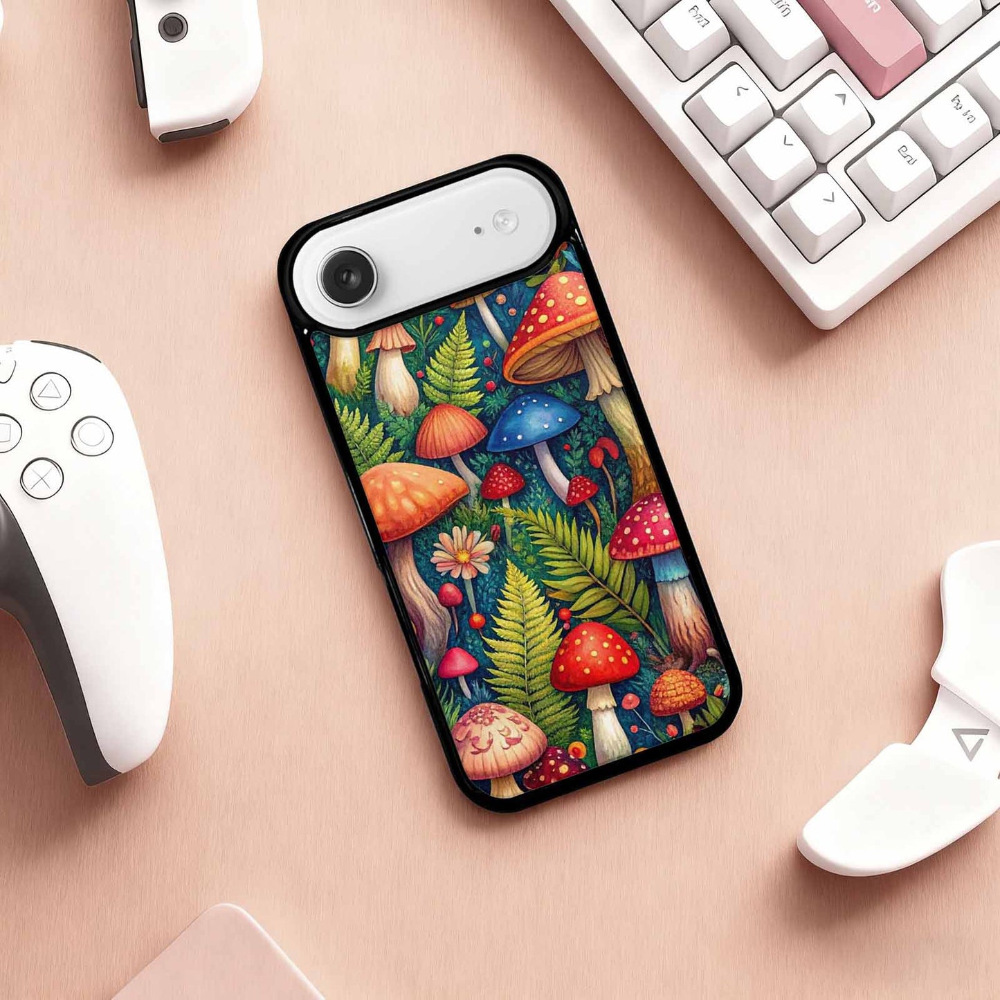 iPhone 17 Air Case — Mushrooms Botanicalmushrooms P Floral, Custom Phone Case