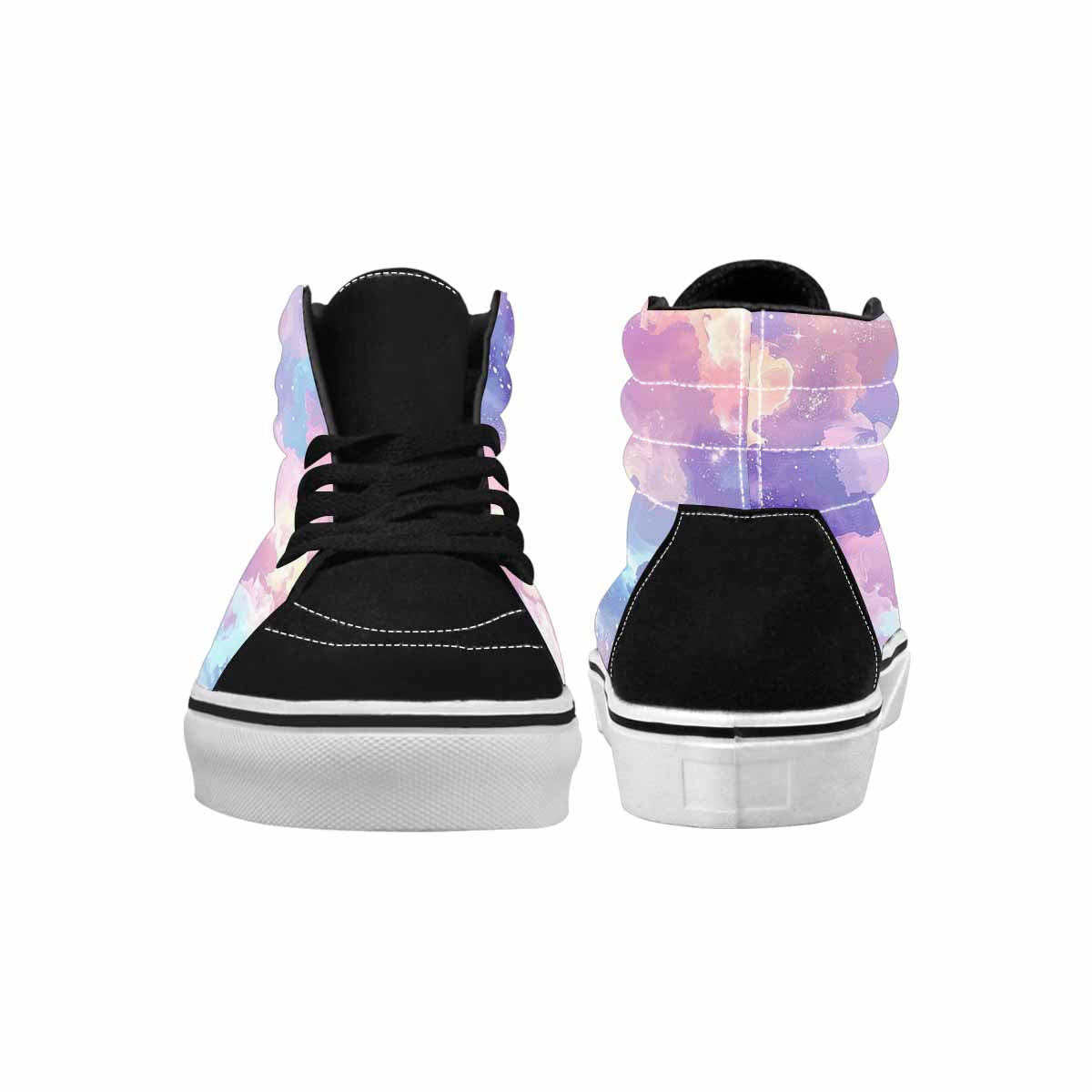 WOMEN'S Galaxy Art - High Top Canvas Cottagecore Custom Shoes
