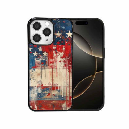 iPhone 15 Pro Max Case — Patriotic Stars And Stripes American Stars, Original Design Phone Case