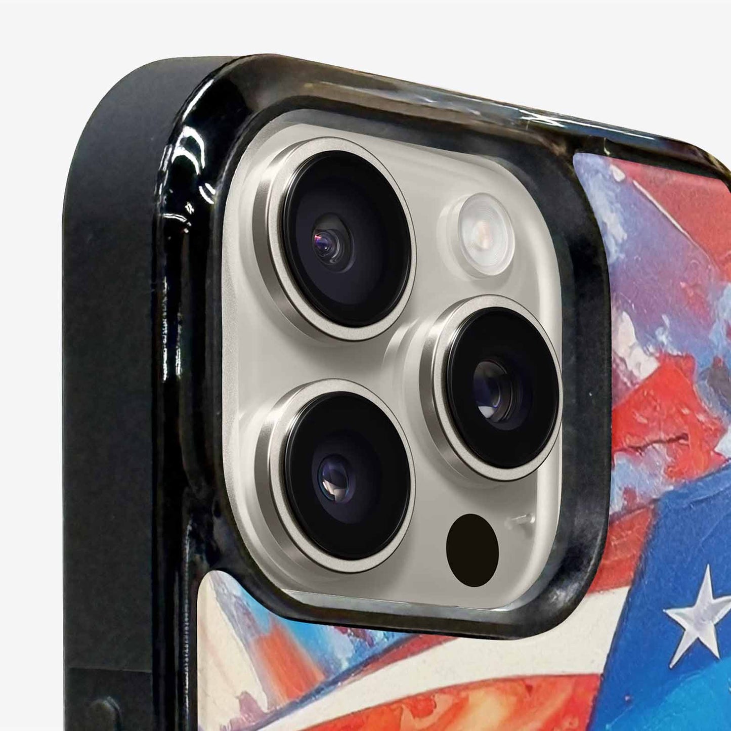 iPhone 15 Pro Max Case — Usa Flag Stars And Stripes Art, Personalized Phone Case