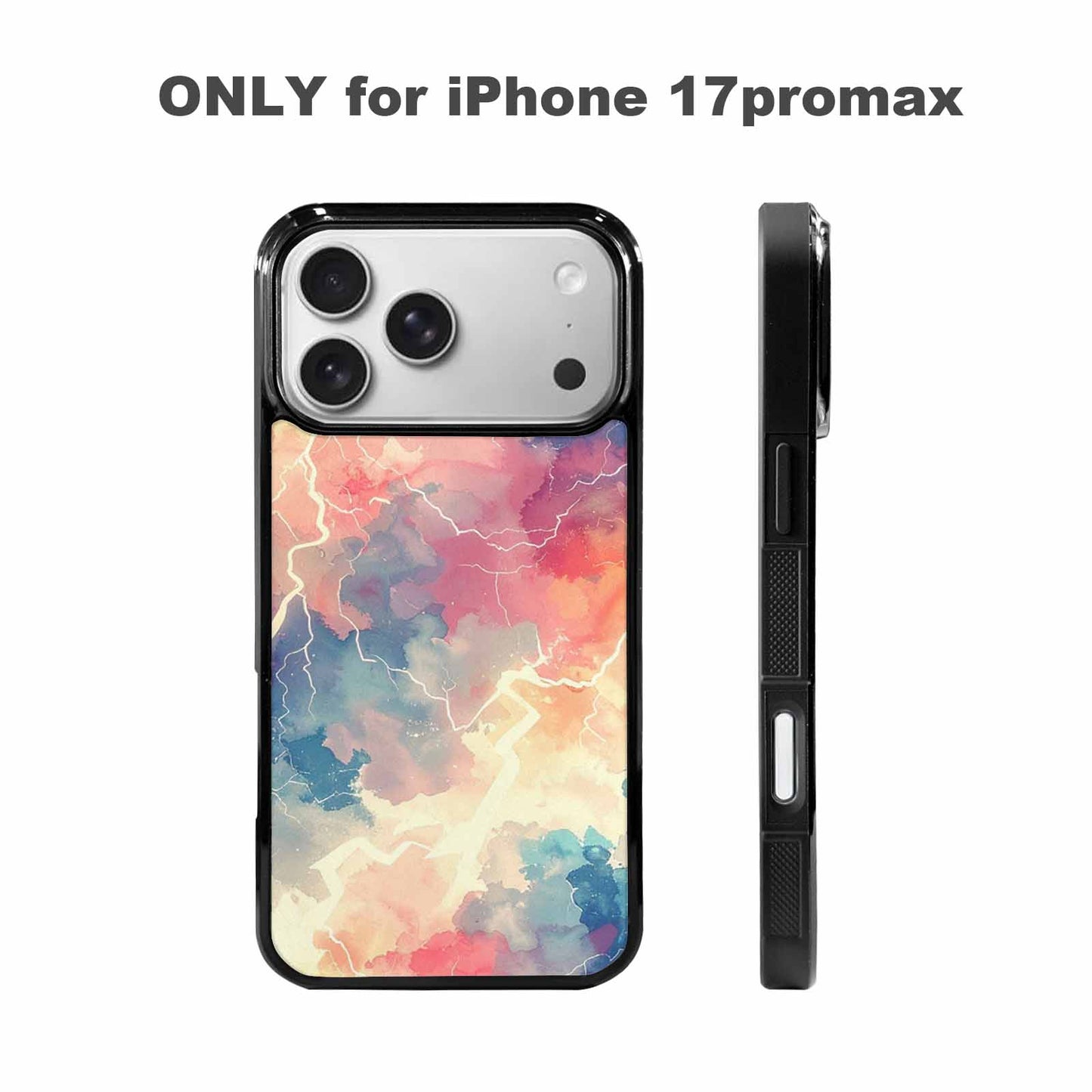 iPhone 17 Pro Max Case — Vintage Spring Lightning Retro Vintage, Custom Made Phone Cover