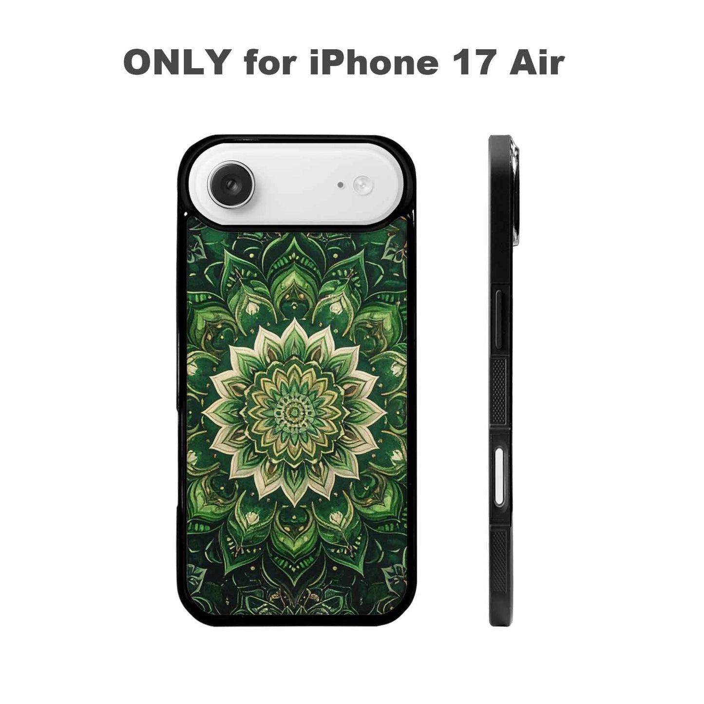 iPhone 17 Air Case — Small Mandala Pattern Randomly Varying Floral, Custom Printed Phone Case