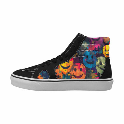 MEN'S Camo High Top Canvas Wearable Art Wallpaper Art All Over Print Shoes