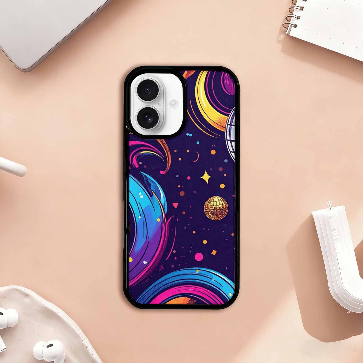 iPhone 17 Case — Disco Cartoon Art Pattern Cartoon Cute, Personalized Phone Case