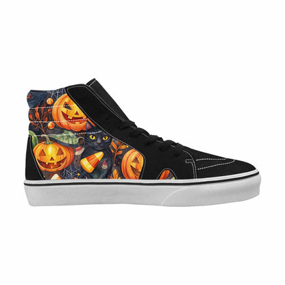 WOMEN'S Halloween High Top Canvas Surreal Sneakers