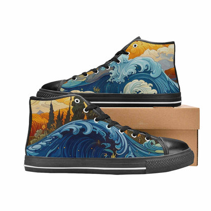 MEN'S Blend All Versions High Top Canvas Dark Academia Shoes