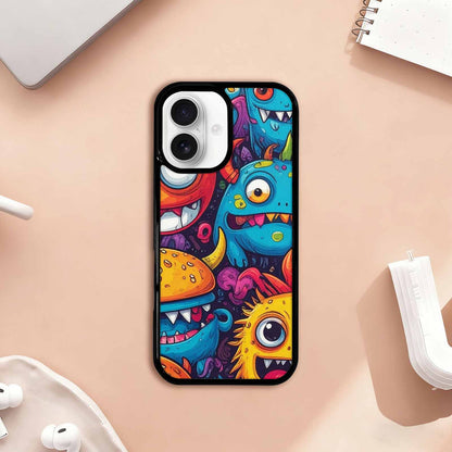 iPhone 17 Case — Small Cartoon Monster Character Cartoon Cute, Unique Phone Case Design