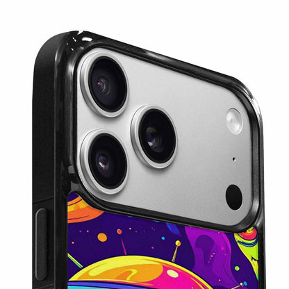iPhone 17 Pro Case — Alien Ufo Cartoon Art Pattern Alien, Custom Designed Case Cover