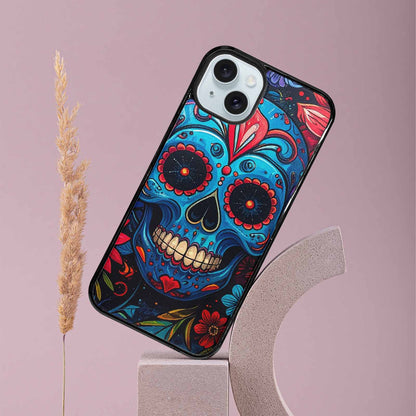 iPhone 15 Plus Case — Graffiti Skull, Custom Print Case Cover