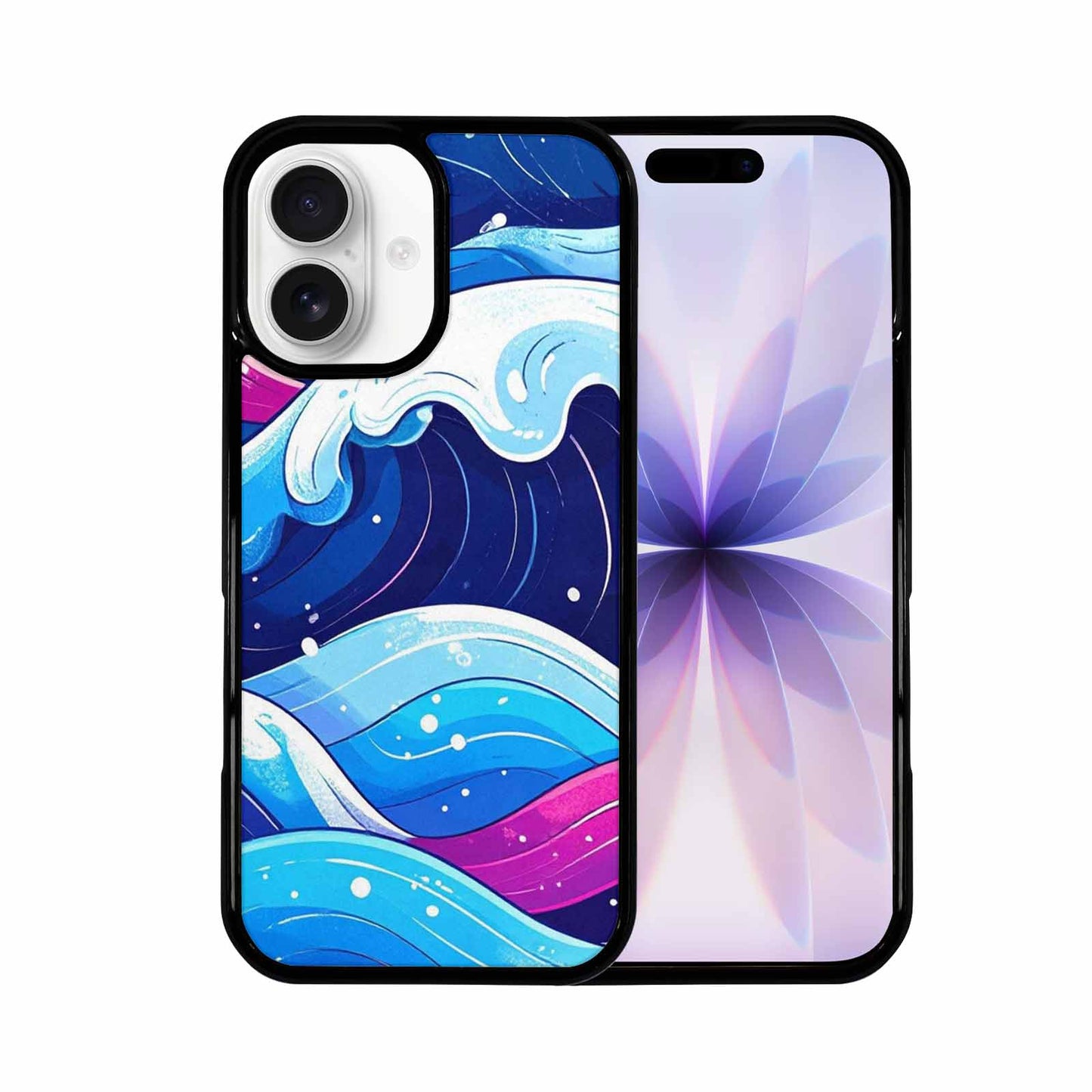 iPhone 17 Case — Glossy Winter Wave Cartoon Cute, Custom Designed Case Cover