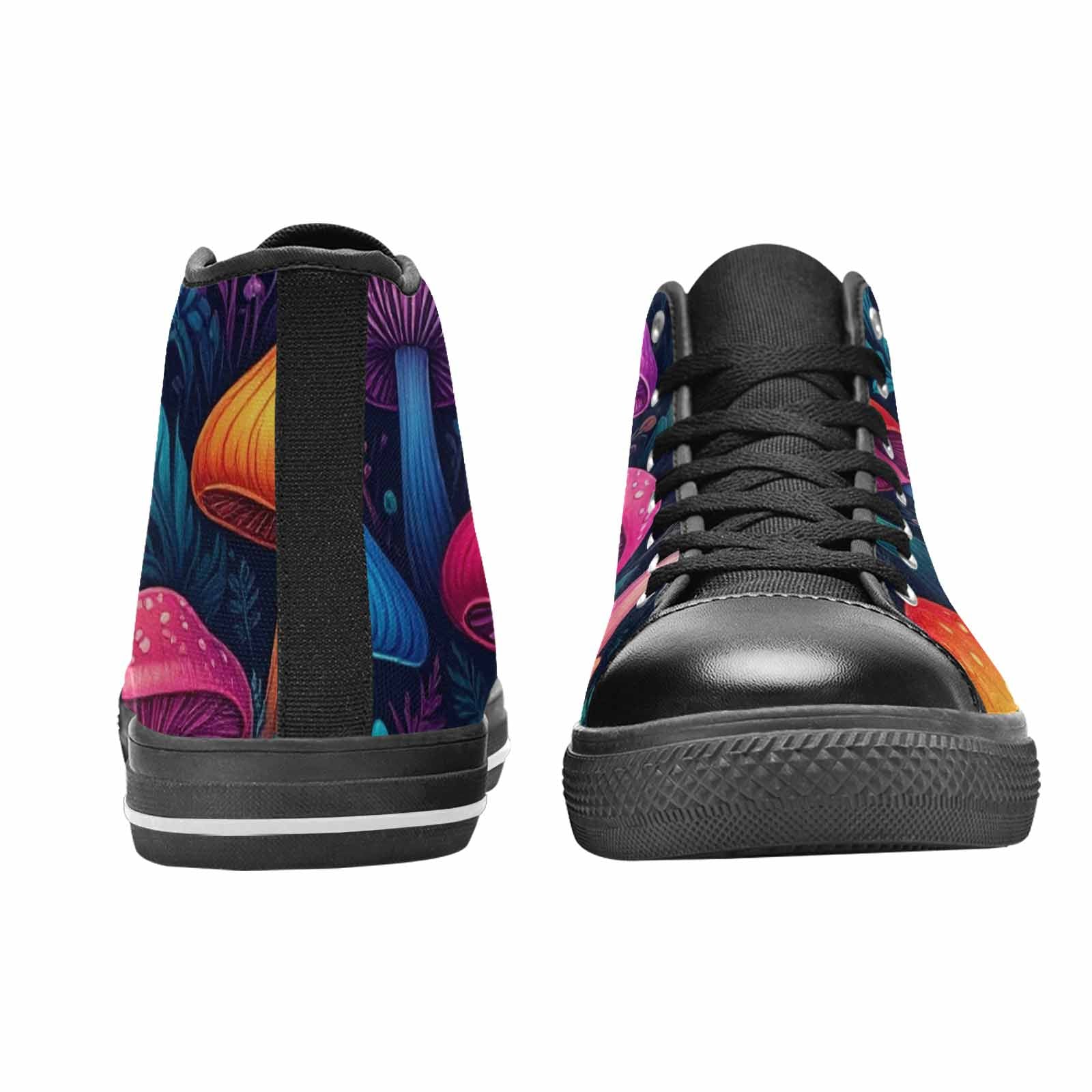 WOMEN'S Psychedelic Mushroom High Top Canvas Aesthetic Sneakers