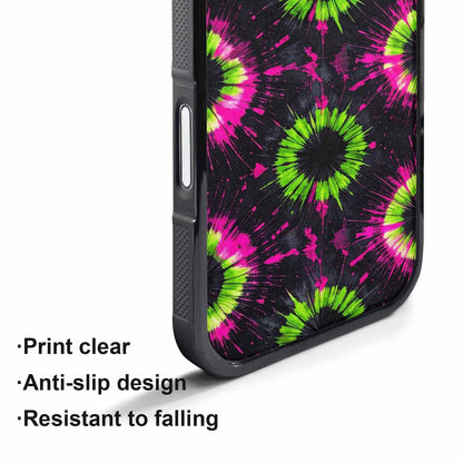 iPhone 17 Pro Max Case — Acid Wash Tie Dye Neon Tie, Custom Art Phone Cover